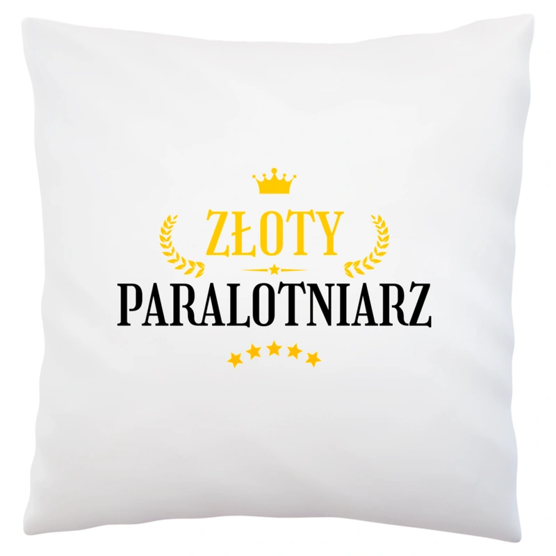 Złoty Paralotniarz - Poduszka Biała