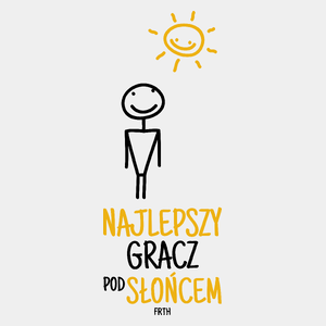 Najlepszy Gracz Pod Słońcem - Męska Koszulka Biała