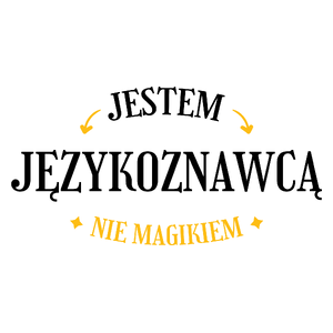 Jestem Językoznawcą Nie Magikiem - Kubek Biały