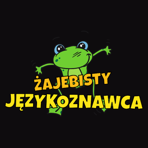 Żajebisty Językoznawca - Męska Koszulka Czarna