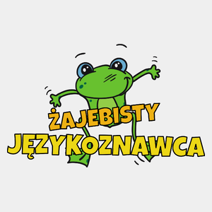 Żajebisty Językoznawca - Męska Koszulka Biała