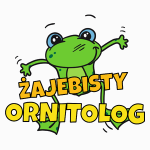 Żajebisty Ornitolog - Poduszka Biała