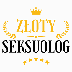 Złoty Seksuolog - Poduszka Biała