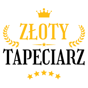 Złoty Tapeciarz - Kubek Biały