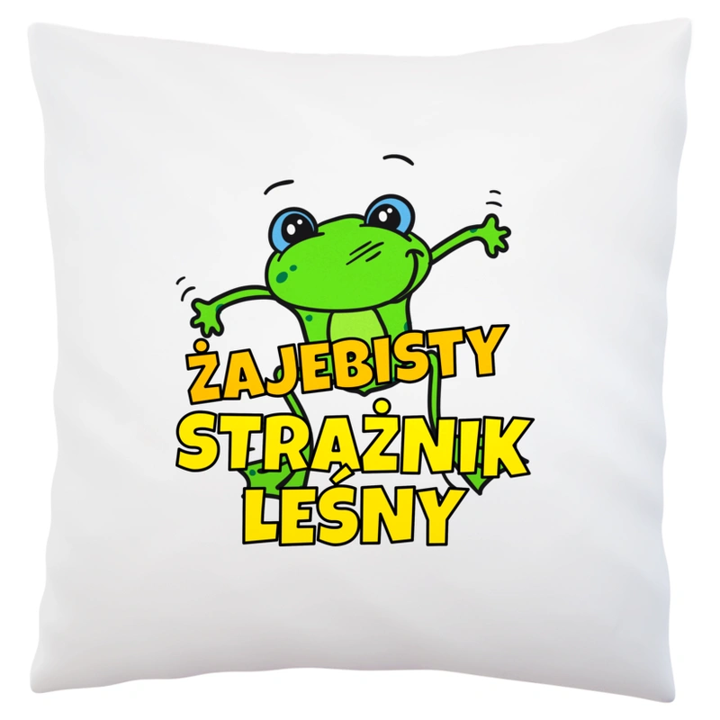 Żajebisty Strażnik Leśny - Poduszka Biała