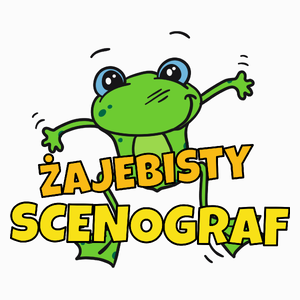 Żajebisty Scenograf - Poduszka Biała