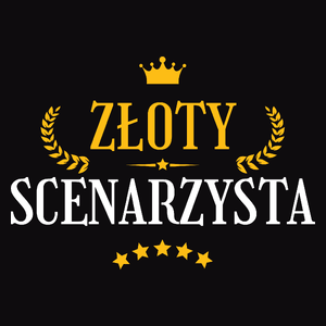 Złoty Scenarzysta - Męska Koszulka Czarna