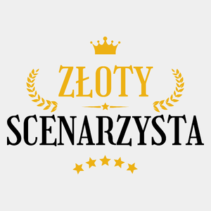 Złoty Scenarzysta - Męska Koszulka Biała