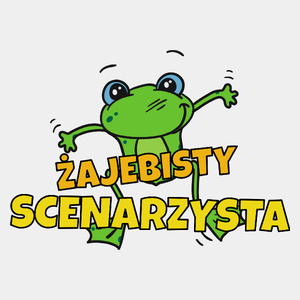 Żajebisty Scenarzysta - Męska Koszulka Biała