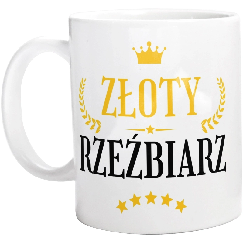 Złoty Rzeźbiarz - Kubek Biały