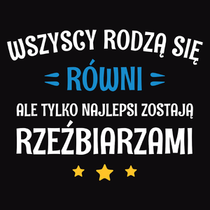 Tylko Najlepsi Zostają Rzeźbiarzami - Męska Koszulka Czarna