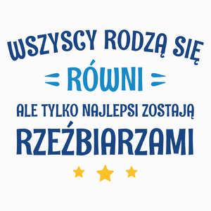 Tylko Najlepsi Zostają Rzeźbiarzami - Poduszka Biała