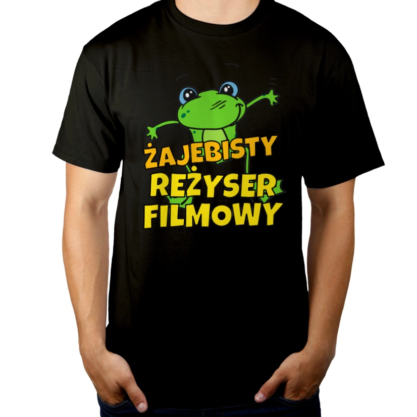 Żajebisty Reżyser Filmowy - Męska Koszulka Czarna