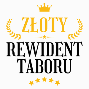 Złoty Rewident Taboru - Poduszka Biała