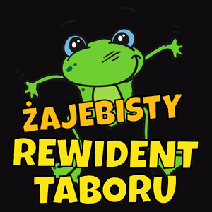 Żajebisty Rewident Taboru - Męska Koszulka Czarna