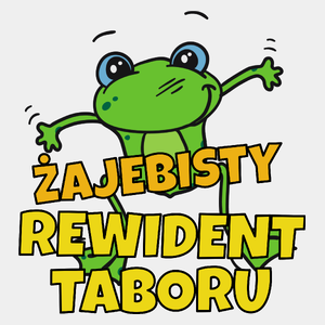 Żajebisty Rewident Taboru - Męska Koszulka Biała