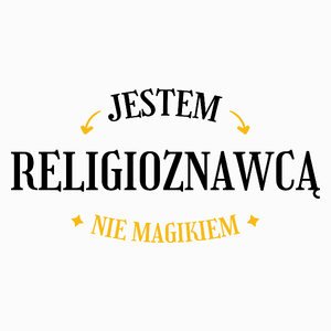 Jestem Religioznawcą Nie Magikiem - Poduszka Biała