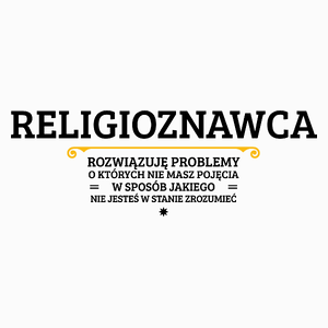 Religioznawca - Rozwiązuje Problemy O Których Nie Masz Pojęcia - Poduszka Biała