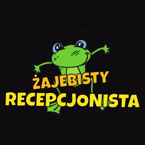 Żajebisty Recepcjonista - Męska Koszulka Czarna