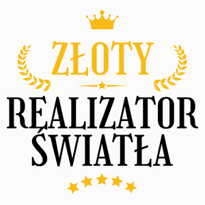 Złoty Realizator Światła - Poduszka Biała