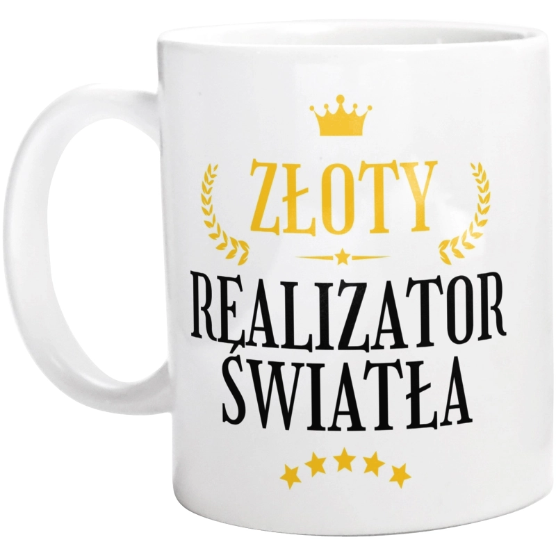 Złoty Realizator Światła - Kubek Biały