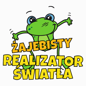 Żajebisty Realizator Światła - Poduszka Biała