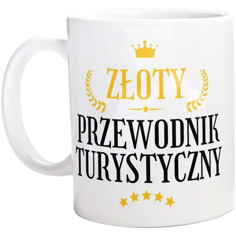 Złoty Przewodnik Turystyczny - Kubek Biały