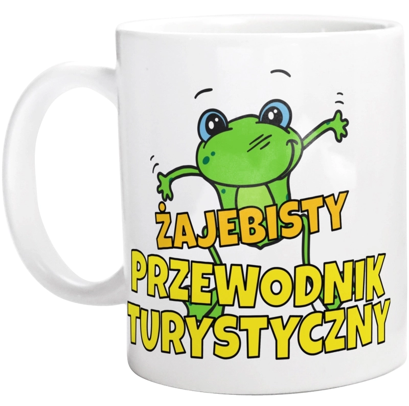 Żajebisty Przewodnik Turystyczny - Kubek Biały