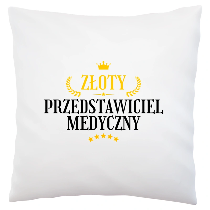 Złoty Przedstawiciel Medyczny - Poduszka Biała