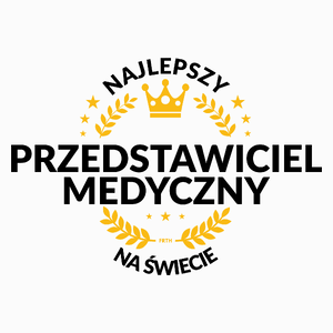 Najlepszy Przedstawiciel Medyczny Na Świecie - Poduszka Biała