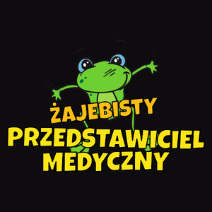 Żajebisty Przedstawiciel Medyczny - Męska Koszulka Czarna