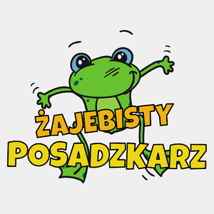 Żajebisty Posadzkarz - Męska Koszulka Biała