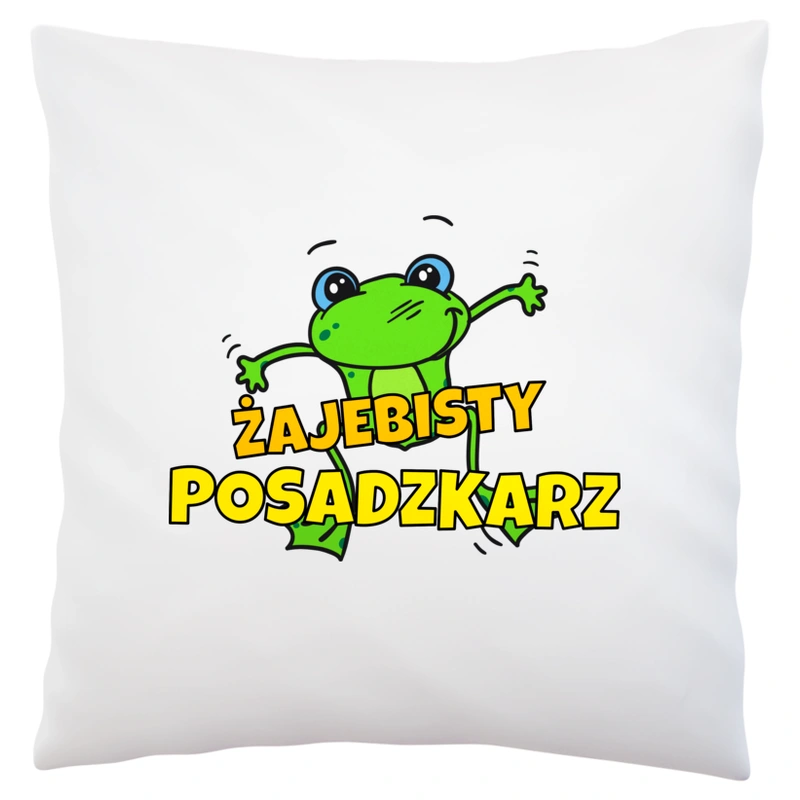 Żajebisty Posadzkarz - Poduszka Biała