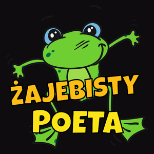 Żajebisty Poeta - Męska Koszulka Czarna