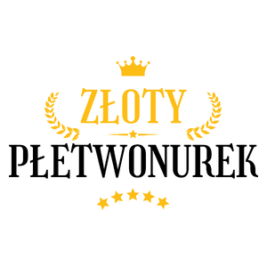 Złoty Płetwonurek - Kubek Biały