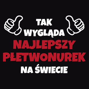 Tak Wygląda Najlepszy Płetwonurek Na Świecie - Męska Koszulka Czarna