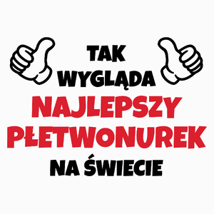 Tak Wygląda Najlepszy Płetwonurek Na Świecie - Poduszka Biała