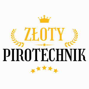 Złoty Pirotechnik - Poduszka Biała