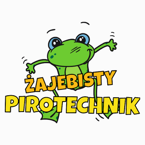 Żajebisty Pirotechnik - Poduszka Biała