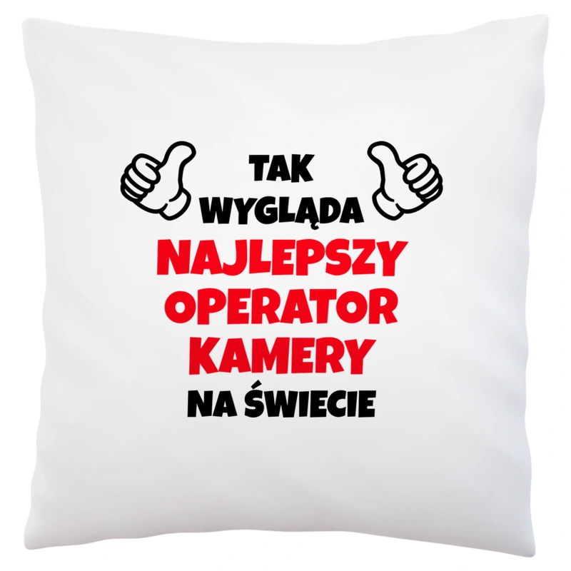 Tak Wygląda Najlepszy Operator Kamery Na Świecie - Poduszka Biała