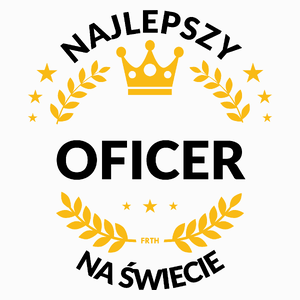 Najlepszy Oficer Na Świecie - Poduszka Biała