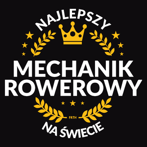 Najlepszy Mechanik Rowerowy Na Świecie - Męska Koszulka Czarna