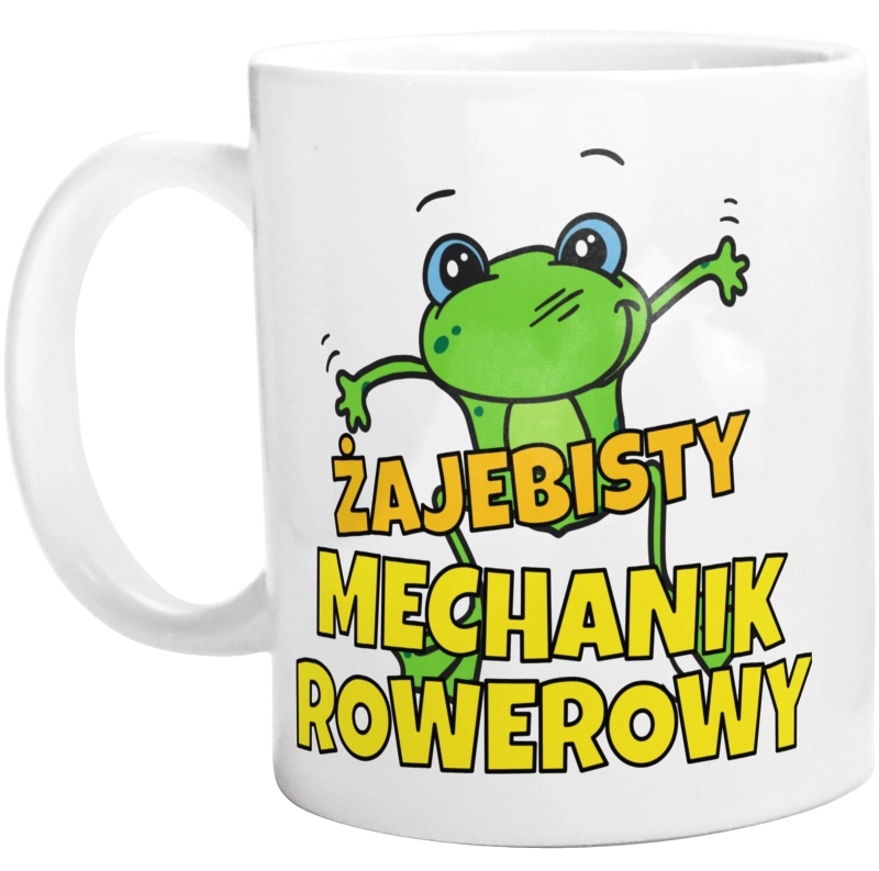 Żajebisty Mechanik Rowerowy - Kubek Biały