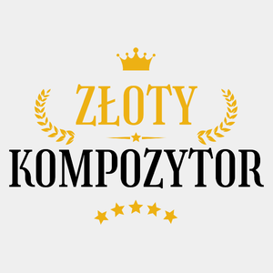 Złoty Kompozytor - Męska Koszulka Biała