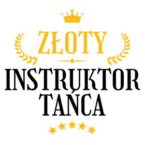 Złoty Instruktor Tańca - Kubek Biały