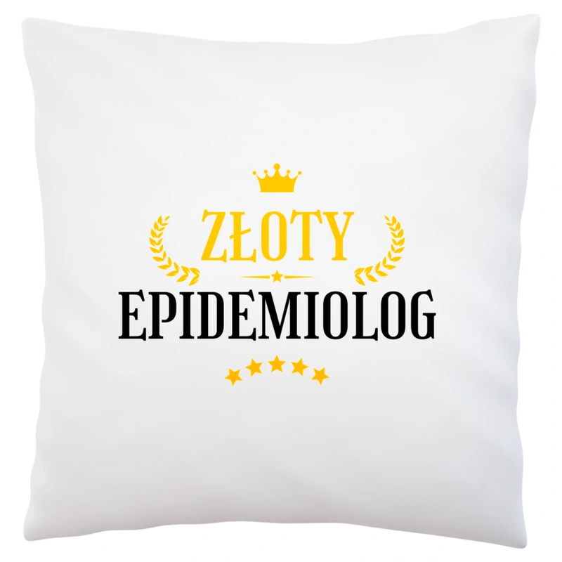 Złoty Epidemiolog - Poduszka Biała