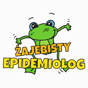 Żajebisty Epidemiolog - Poduszka Biała