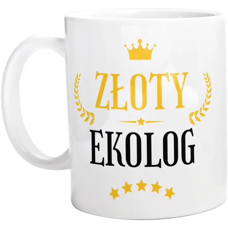 Złoty Ekolog - Kubek Biały