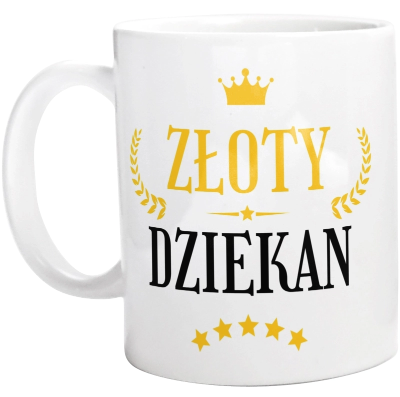 Złoty Dziekan - Kubek Biały