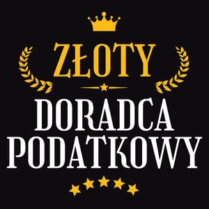 Złoty Doradca Podatkowy - Męska Koszulka Czarna